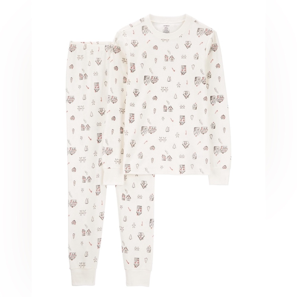 COPY - Carters Gingerbread Thermal Pajamas
